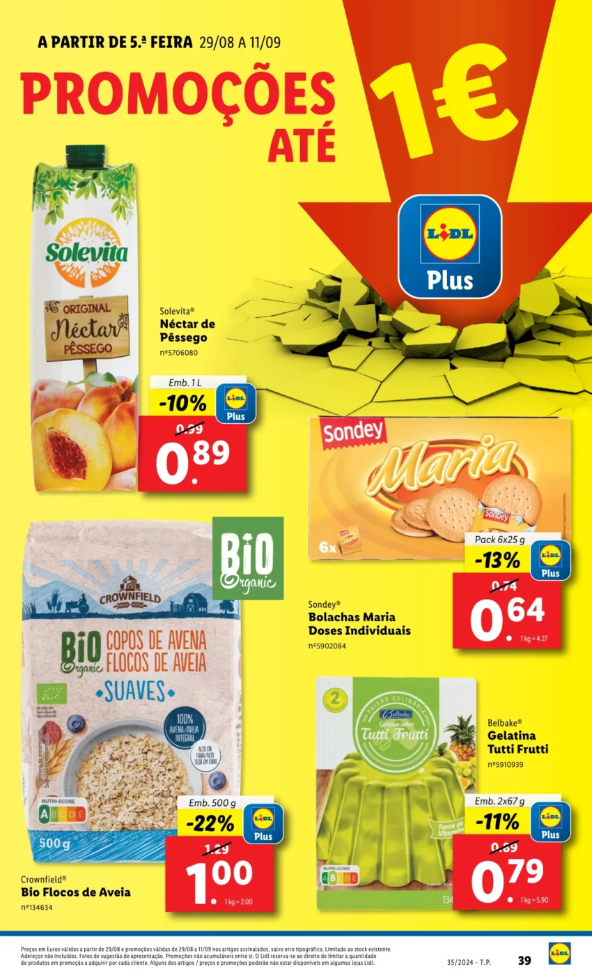 Antevis&atilde;o Folheto LiDL Promo&ccedil;&otilde;es (29 agosto a 4 setembro)