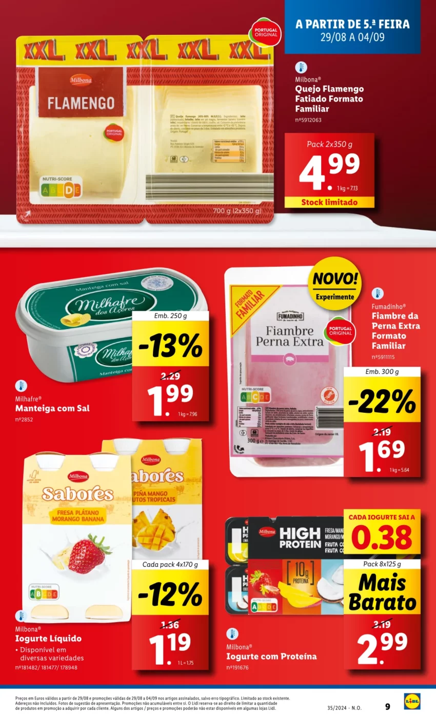 Antevis&atilde;o Folheto LiDL Promo&ccedil;&otilde;es (29 agosto a 4 setembro)