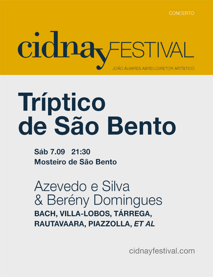 Cidnay Festival – Tr&iacute;ptico de S&atilde;o Bento