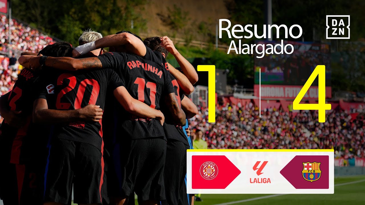 Resumo alargado | Girona 1-4 Barcelona | LALIGA 24/25