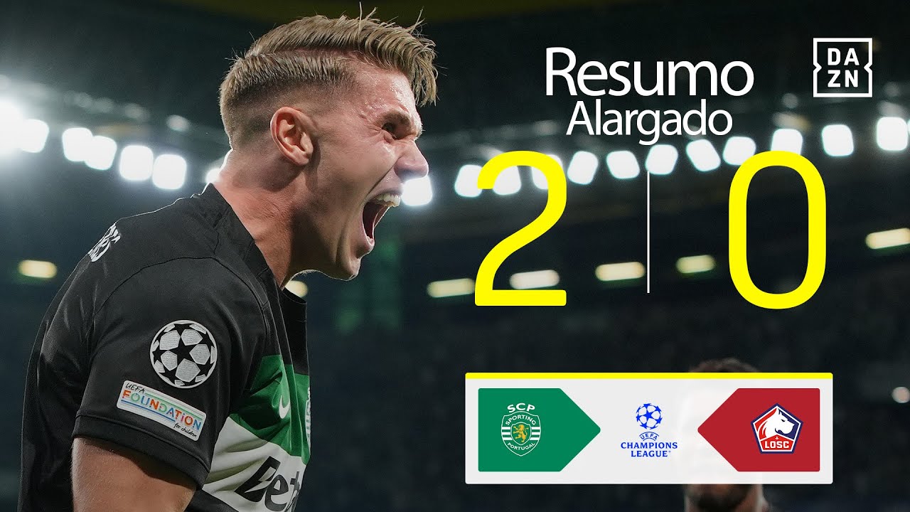 Resumo alargado | Sporting CP 2-0 Lille | Champions League 24/25