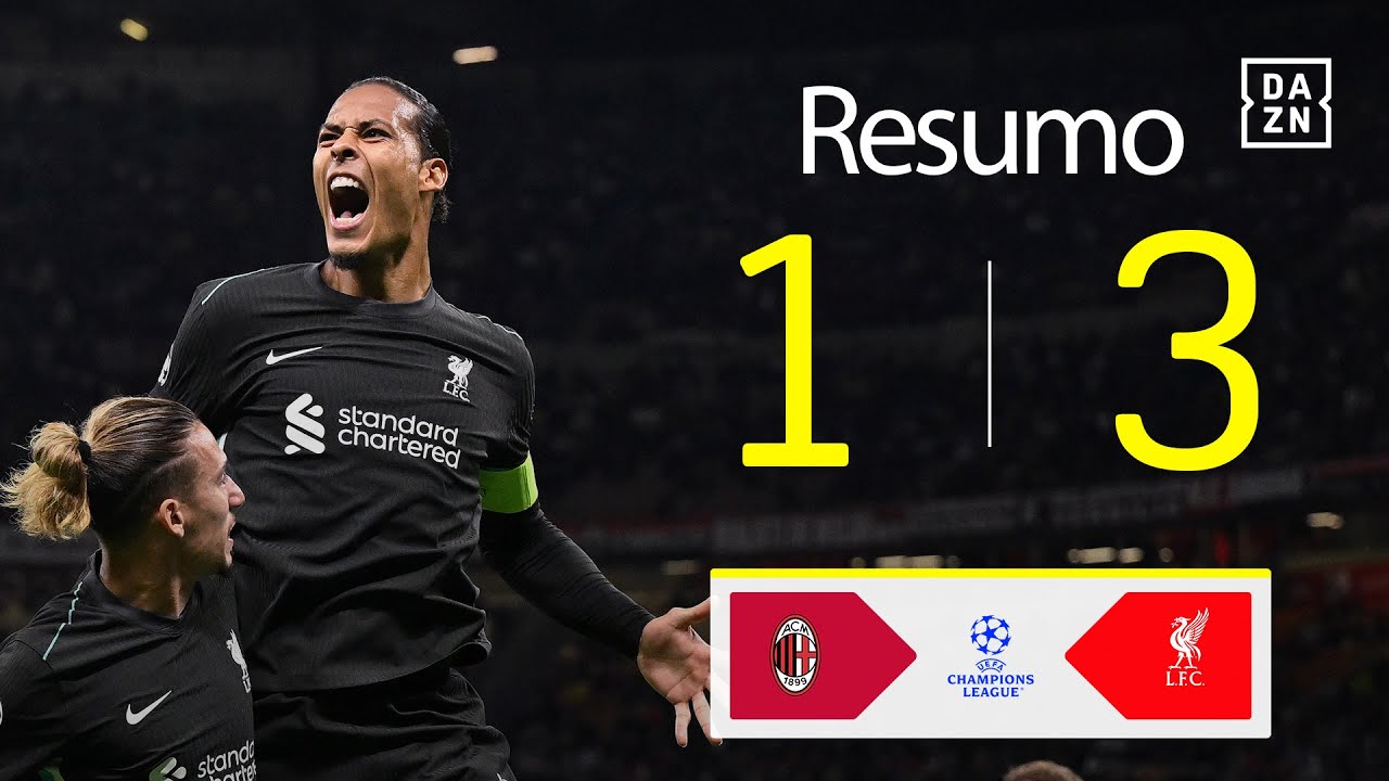 Resumo | AC Milan 1-3 Liverpool | Champions League 24/25
