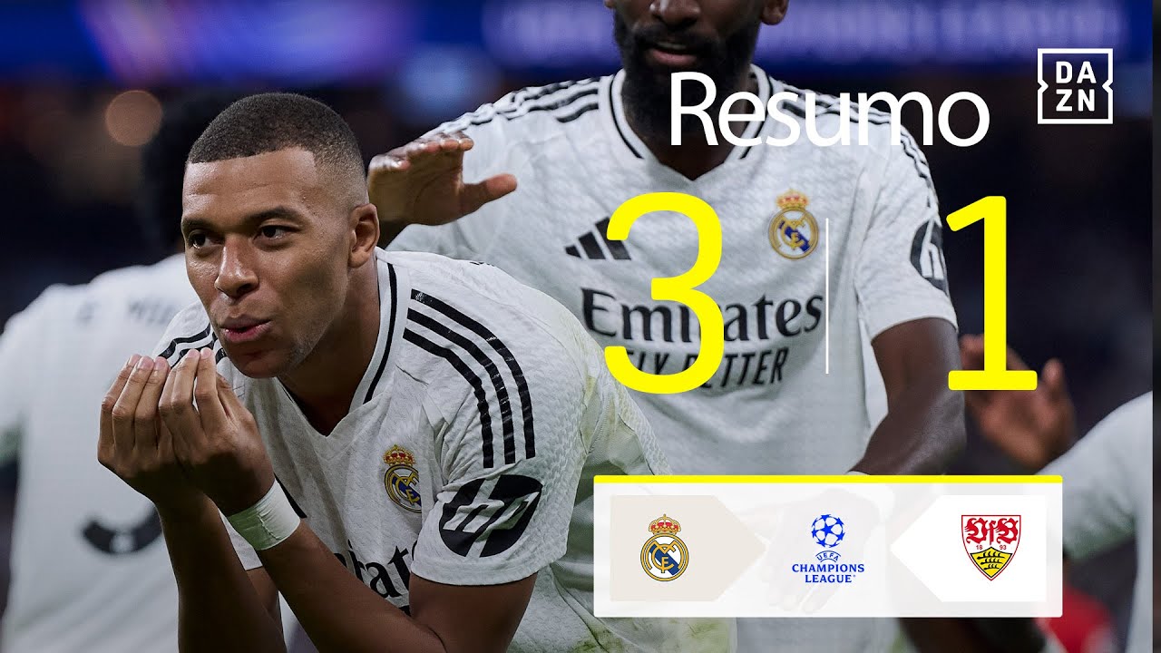 Resumo | Real Madrid 3-1 Stuttgart | Champions League 24/25