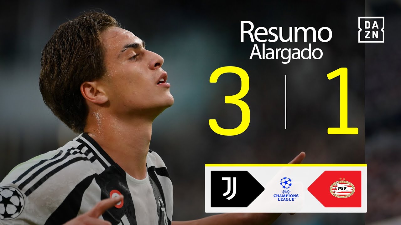 Resumo alargado | Juventus 3-1 PSV | Champions League 24/25