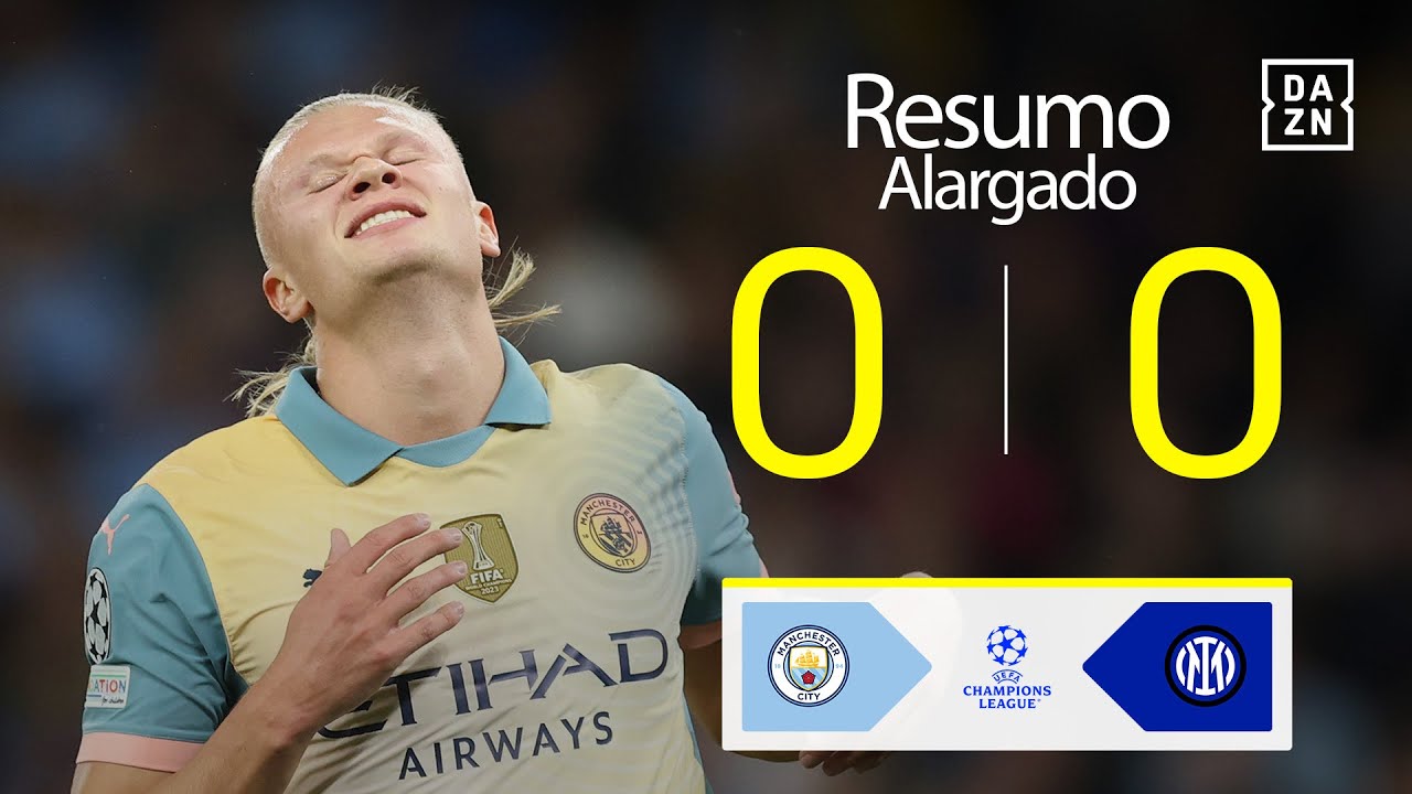 Resumo alargado | Man City 0-0 Inter Milan | Champions League 24/25