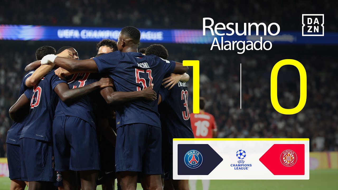 Resumo alargado | PSG 1-0 Girona | Champions League 24/25