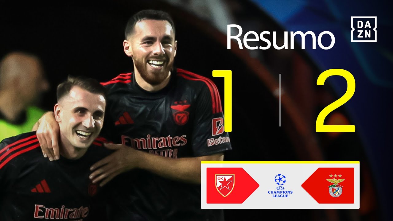 Resumo | Crvena Zvezda 1-2 SL Benfica | Champions League 24/25