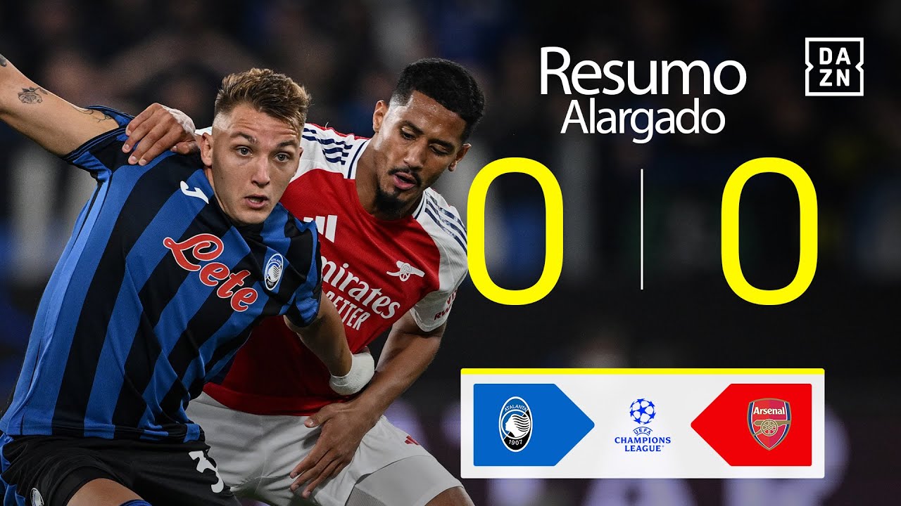 Resumo alargado | Atalanta 0-0 Arsenal FC | Champions League 24/25