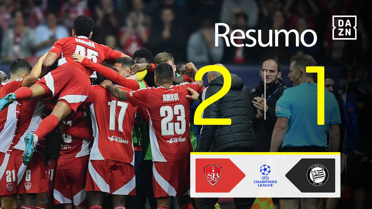 Resumo | Stade Brest 29 2-1 SK Sturm Graz | Champions League 24/25