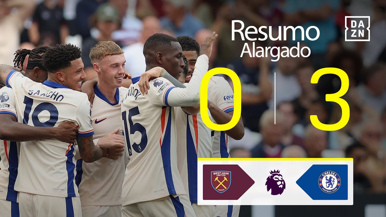 Resumo alargado | West Ham 0-3 Chelsea | Premier League 24/25
