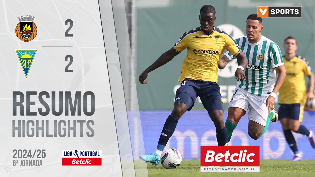 Resumo: Rio Ave 2-2 Estoril (Liga 24/25 #6)