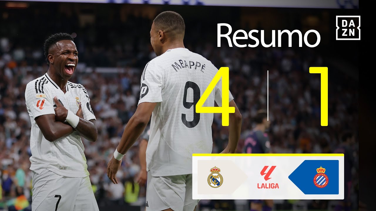 Resumo | Real Madrid 4-1 Espanyol | LALIGA 24/25