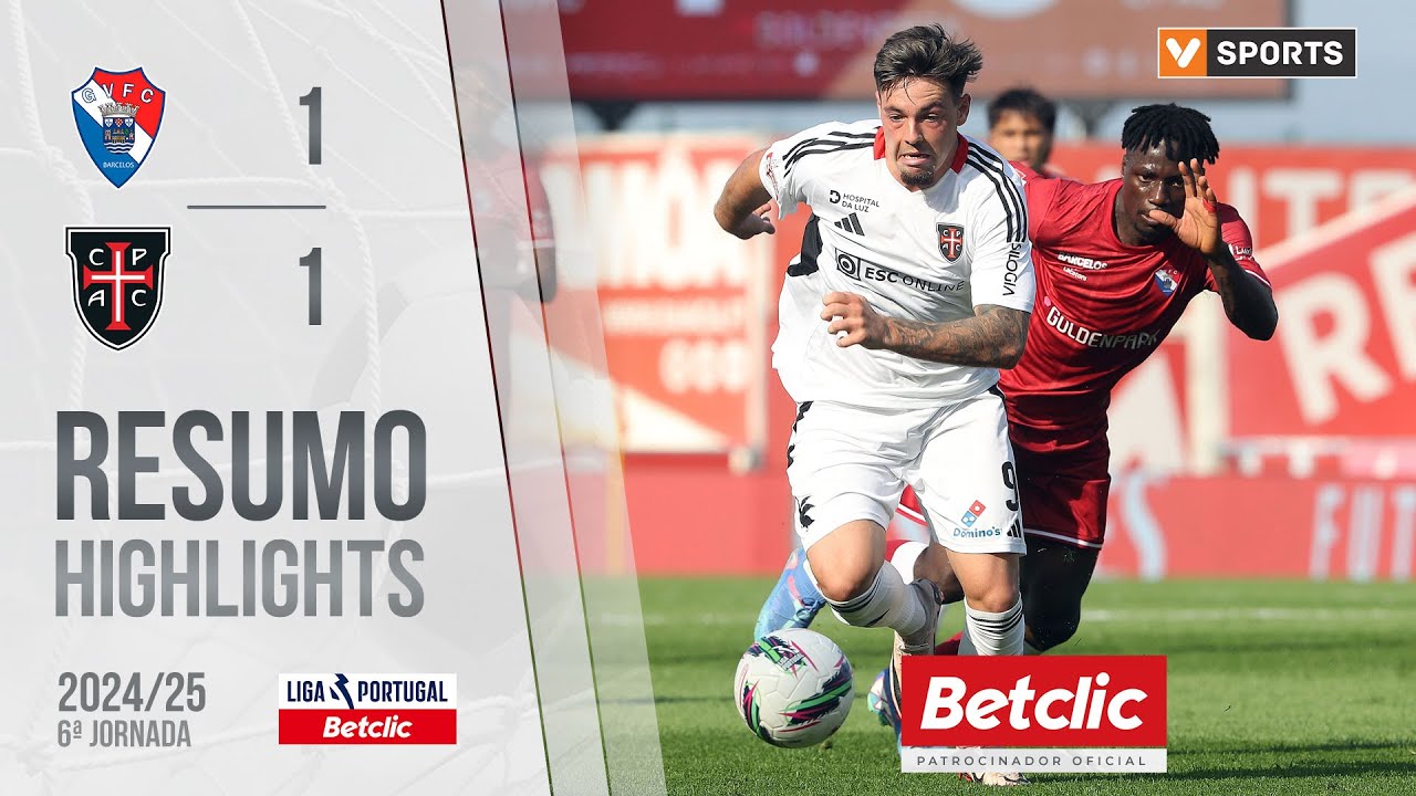 Resumo: Gil Vicente 1-1 Casa Pia (Liga 24/25 #6)