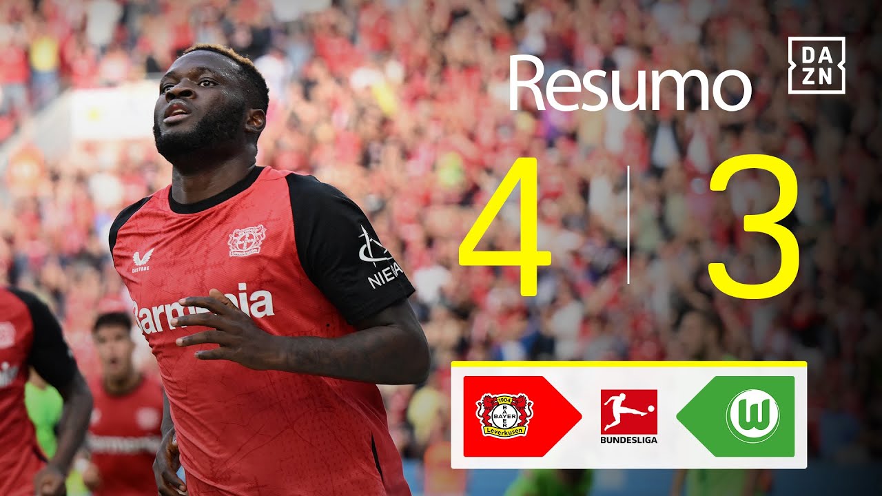 Resumo | Leverkusen 4-3 Wolfsburg | Bundesliga 24/25