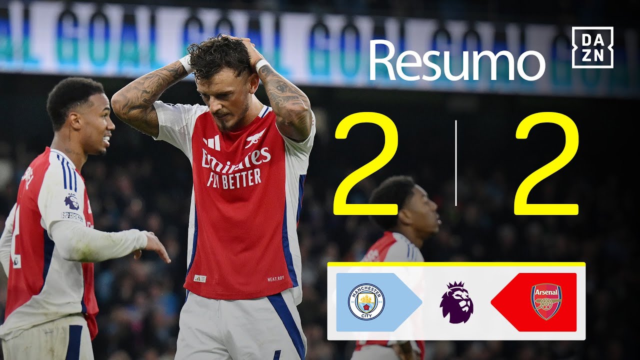 Resumo | Man City 2-2 Arsenal | Premier League 24/25
