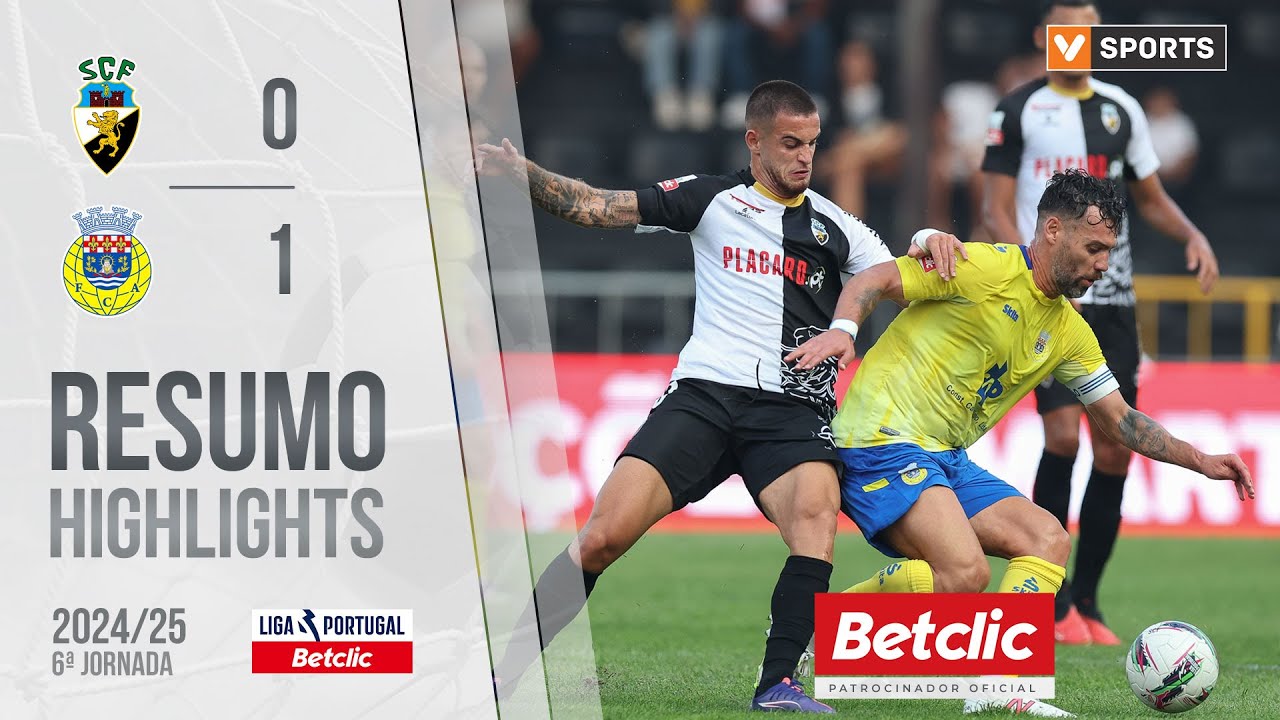 Resumo: Farense 0-1 Arouca (Liga 24/25 #6)