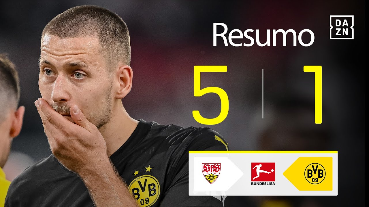 Resumo | Stuttgart 5-1 Dortmund | Bundesliga 24/25