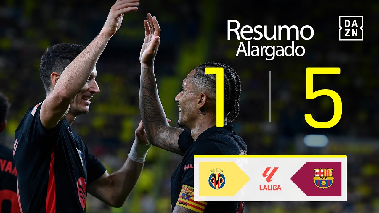Resumo alargado | Villarreal 1-5 Barcelona | LALIGA 24/25