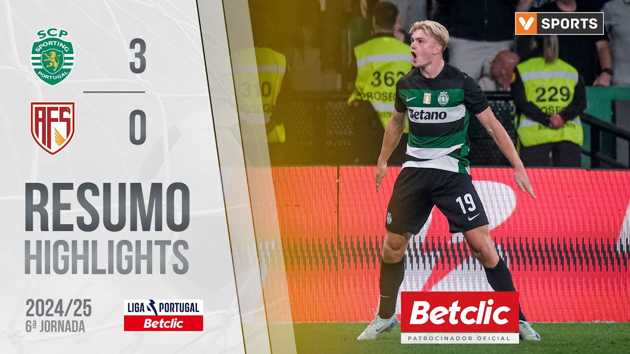 Resumo: Sporting 3-0 AVS (Liga 24/25 #6)
