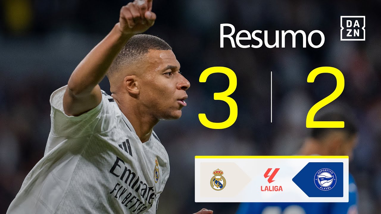 Resumo | Real Madrid 3-2 Deportivo Alav&eacute;s | LALIGA 24/25
