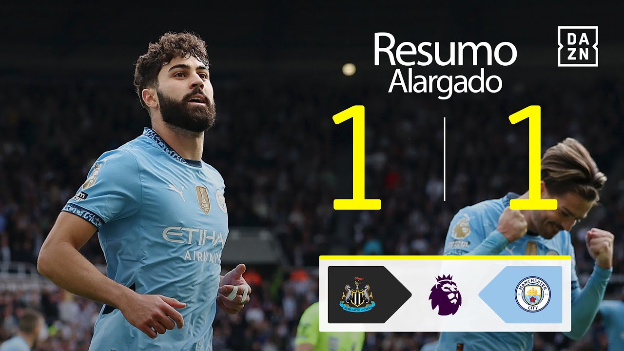 Resumo Alargado | Newcastle 1-1 Man City | Premier League 24/25