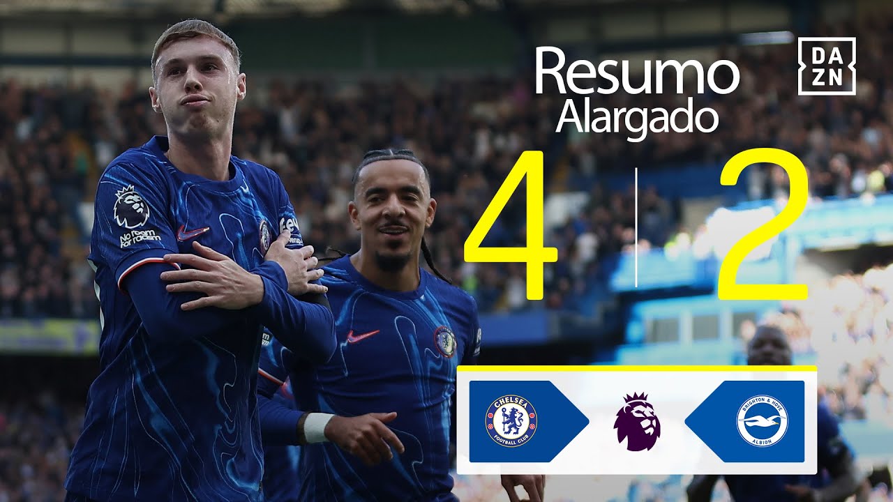 Resumo alargado | Chelsea 4-2 Brighton | Premier League 24/25