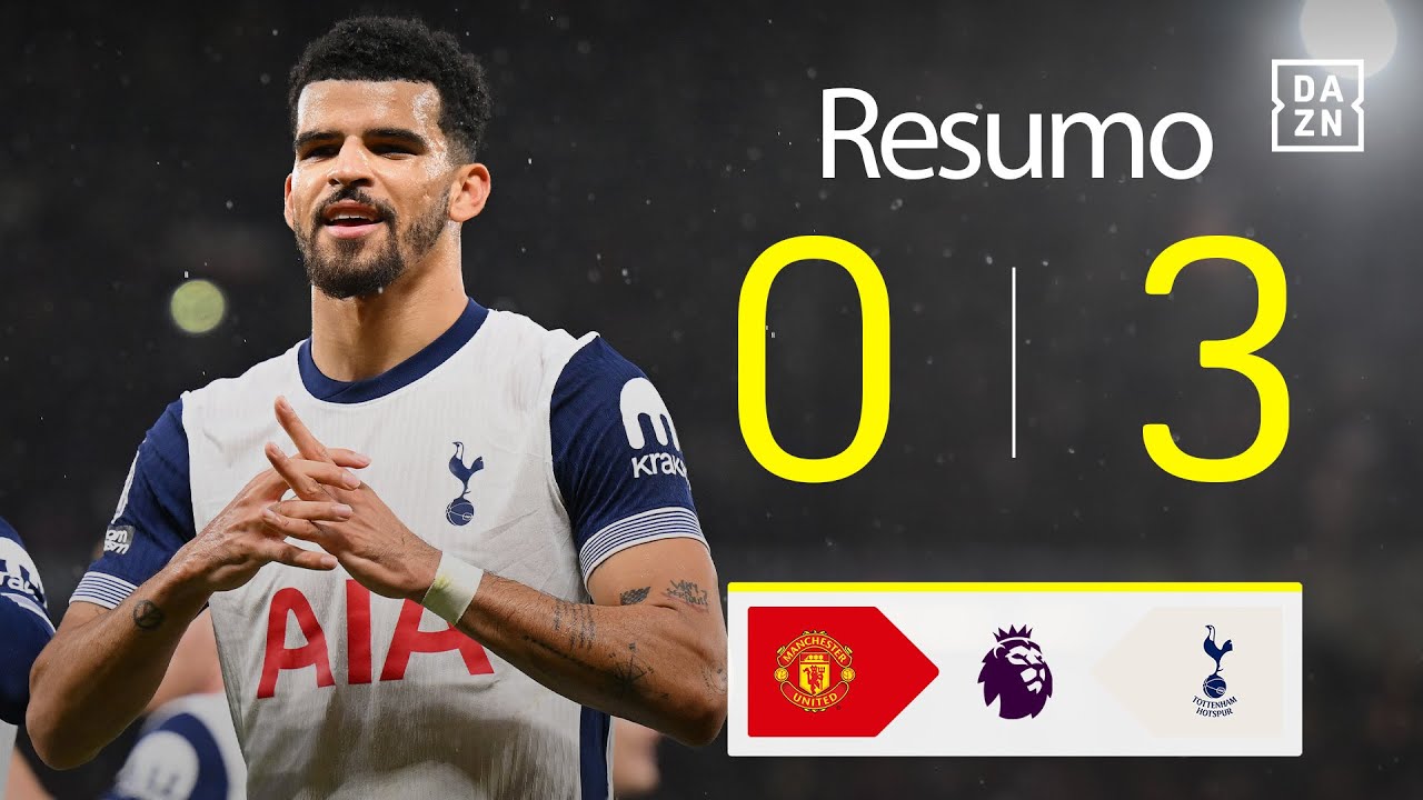 Resumo | Man United 0-3 Tottenham | Premier League 24/25