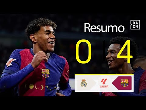 Resumo | Real Madrid 0-4 Barcelona | LALIGA 24/25