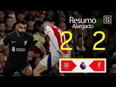 Resumo alargado | Arsenal 2-2 Liverpool | Premier League 24/25