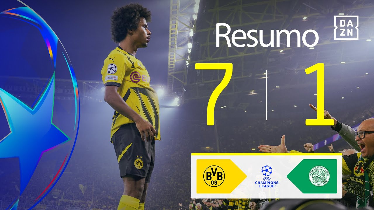 Resumo | Dortmund 7-1 Celtic | Champions League 24/25