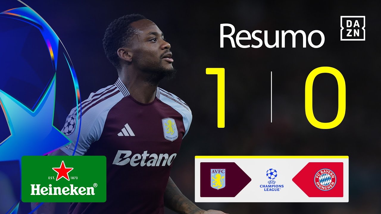 Resumo | Aston Villa 1-0 Bayern | Champions League 24/25