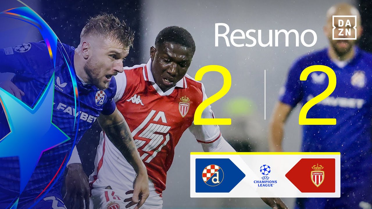 Resumo | Dinamo Zagreb 2-2 Monaco | Champions League 24/25