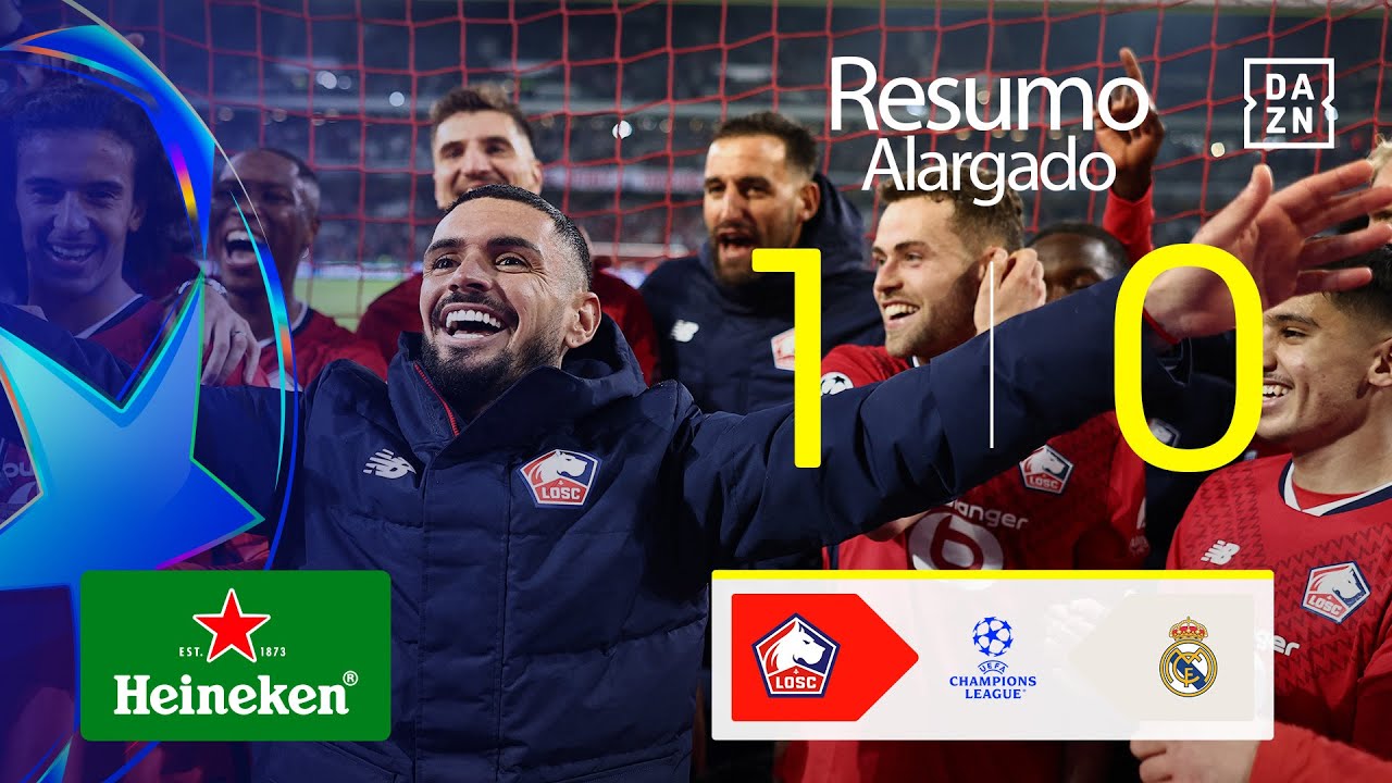 Resumo alargado | Lille 1-0 Real Madrid | Champions League 24/25