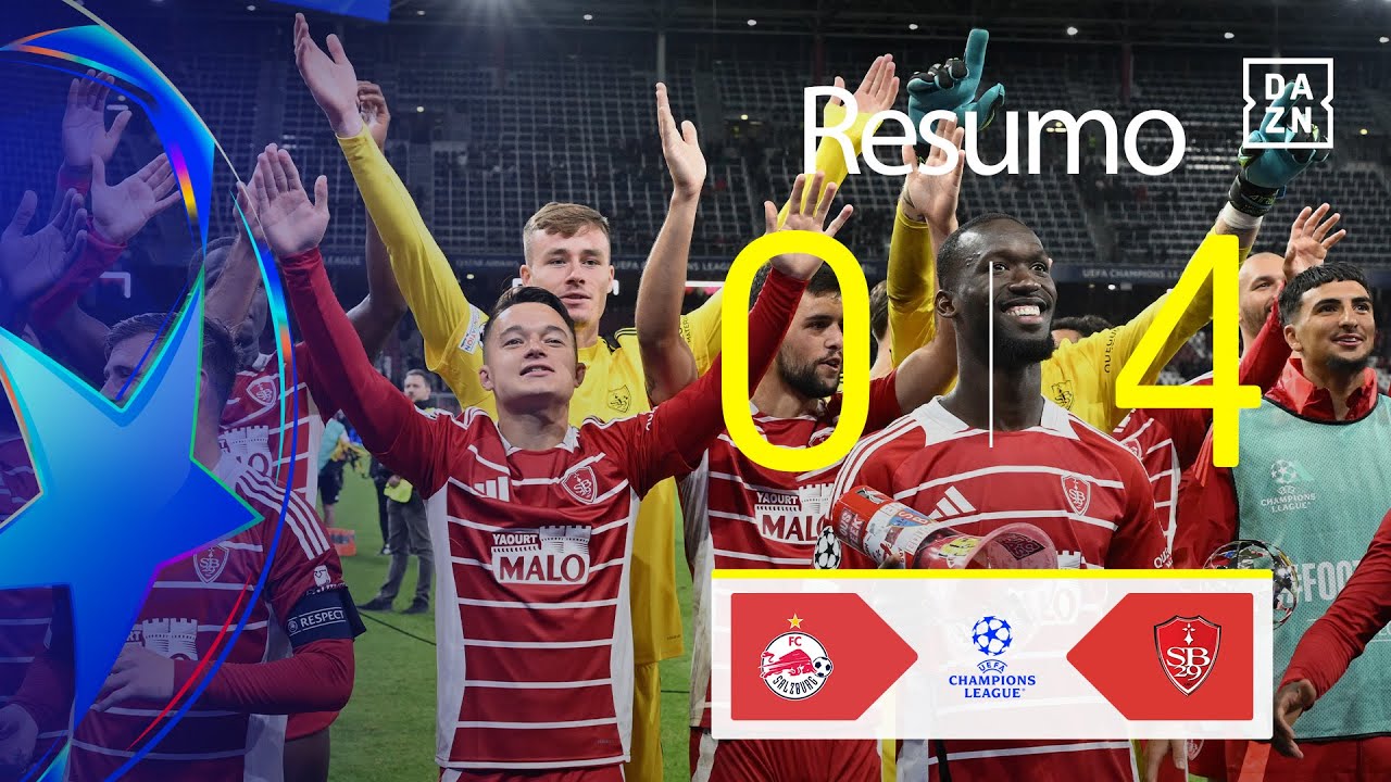 Resumo | Salzburg 0-4 Brest | Champions League 24/25
