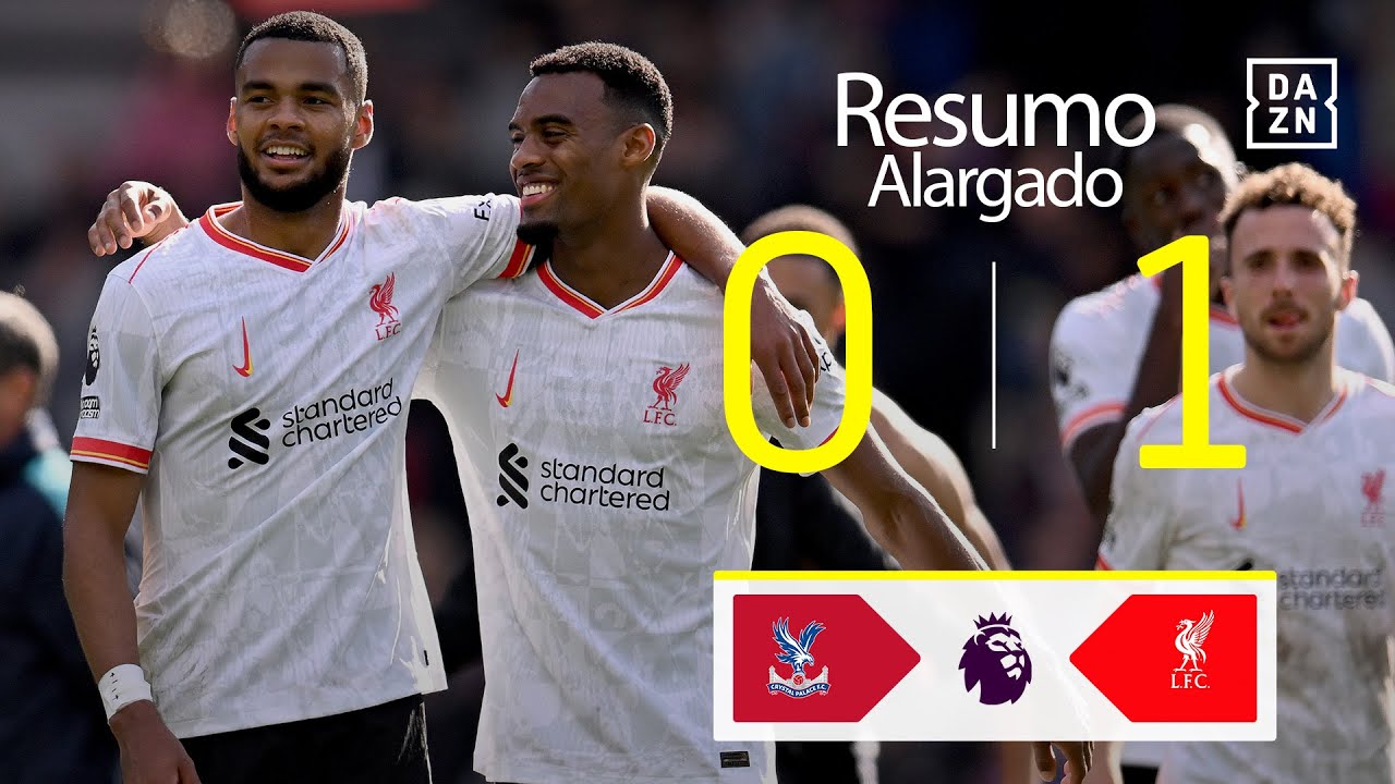 Resumo alargado | Crystal Palace 0-1 Liverpool | Premier League 24/25