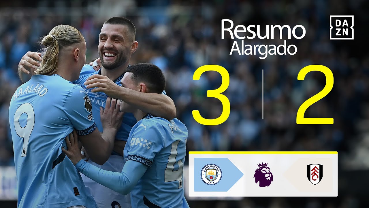 Resumo alargado | Man City 3-2 Fulham | Premier League 24/25