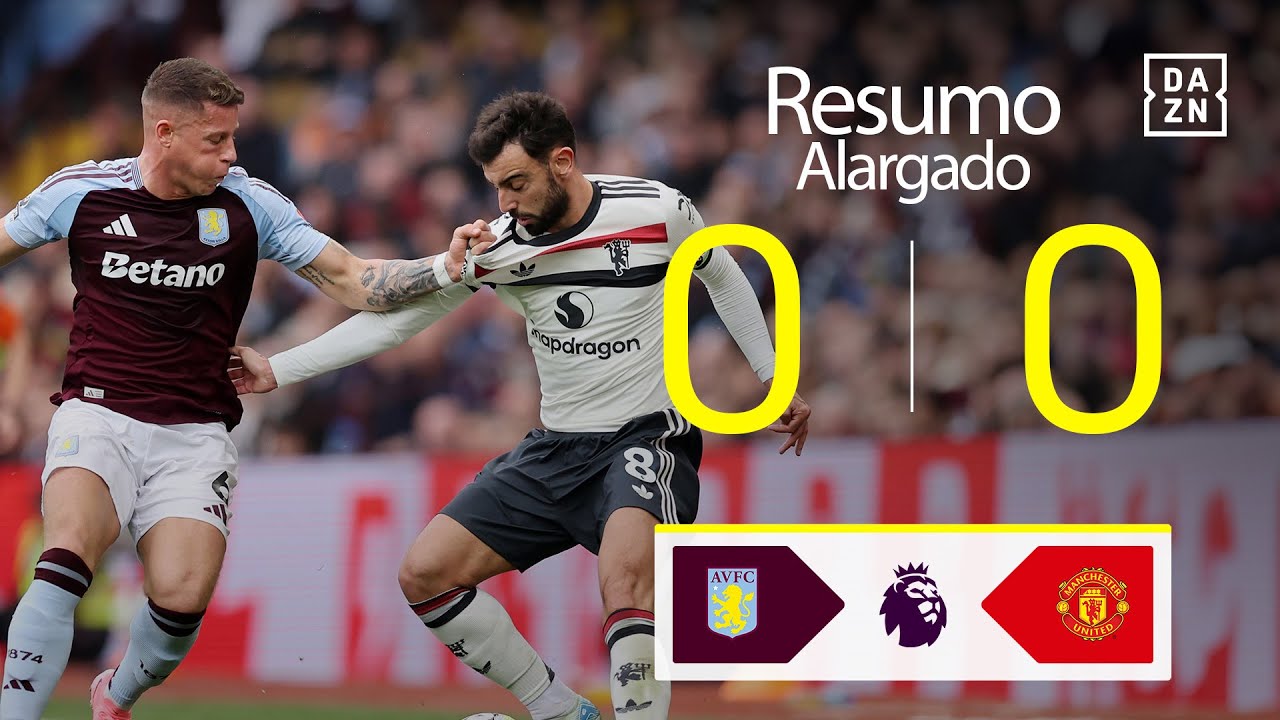 Resumo alargado | Aston Villa 0-0 Man United | Premier League 24/25
