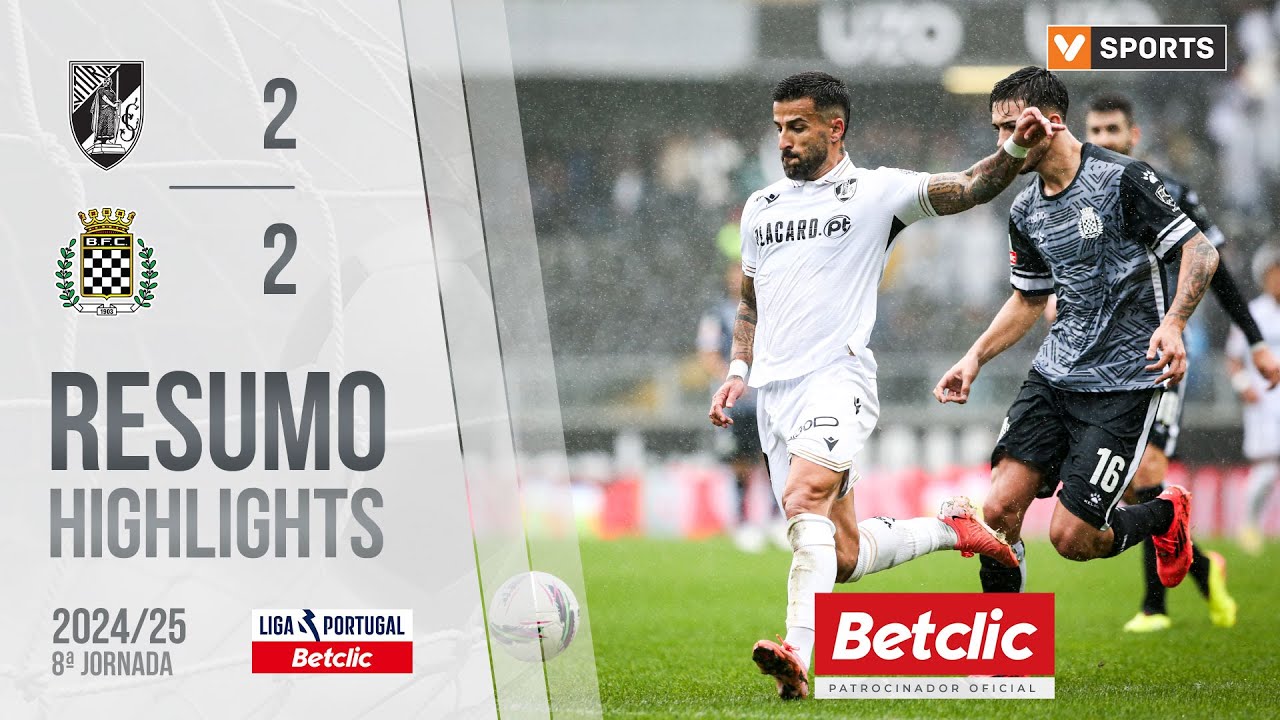 Resumo: Vit&oacute;ria SC 2-2 Boavista (Liga 24/25 #8)