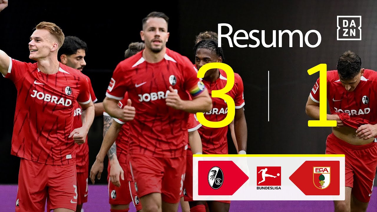 Resumo | Freiburg 3-1 Augsburg | Bundesliga 24/25