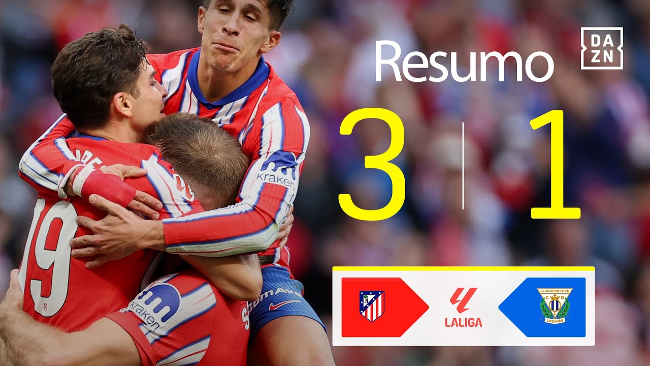 Resumo | Atletico Madrid 3-1 Legan&eacute;s | LALIGA 24/25