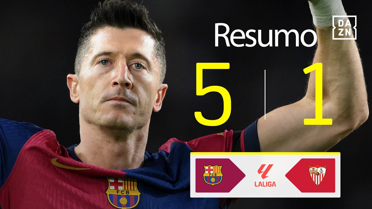 Resumo | Barcelona 5-1 Sevilla | LALIGA 24/25