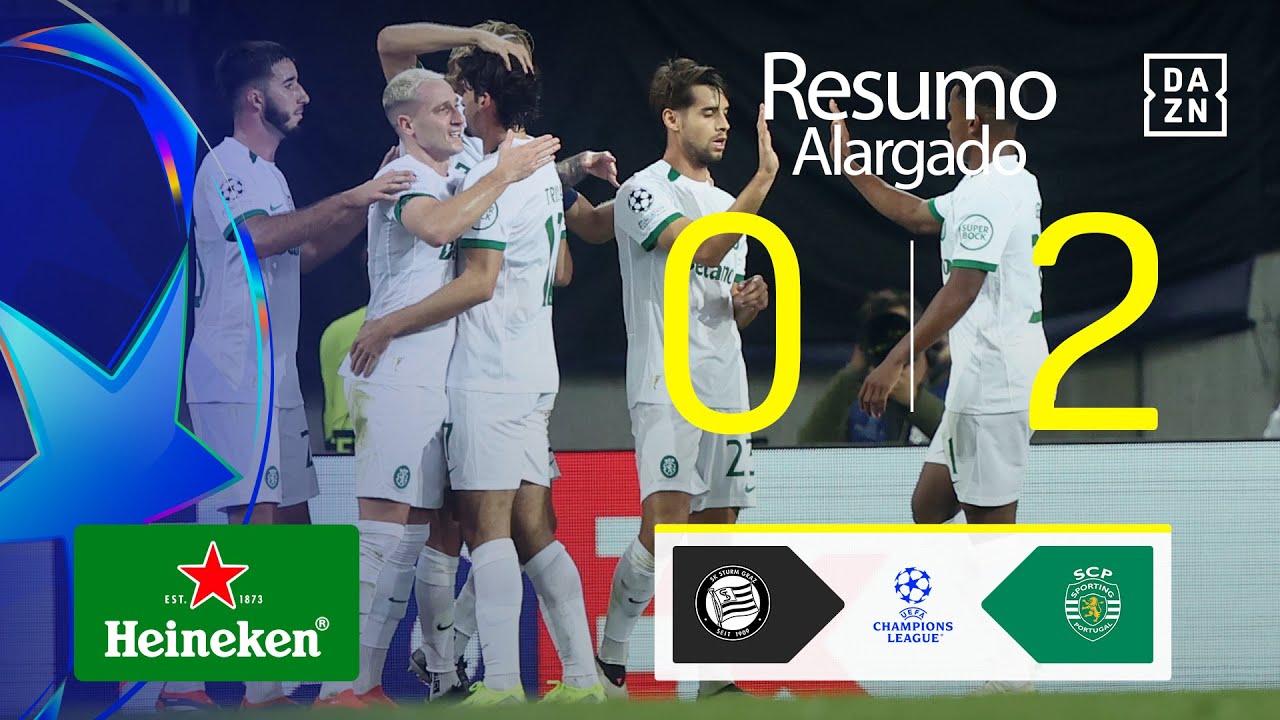 Resumo alargado | Sturm Graz 0-2 Sporting CP | Champions League 24/25