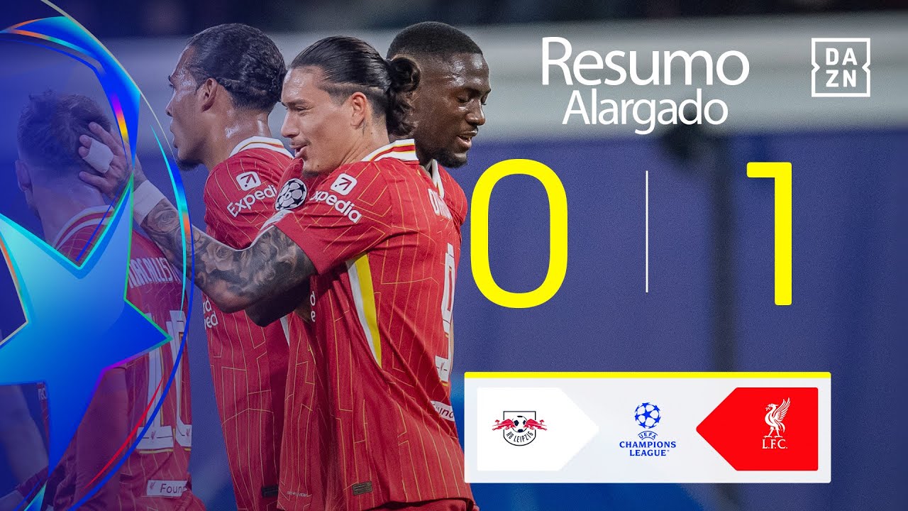 Resumo alargado | Leipzig 0-1 Liverpool | Champions League 24/25