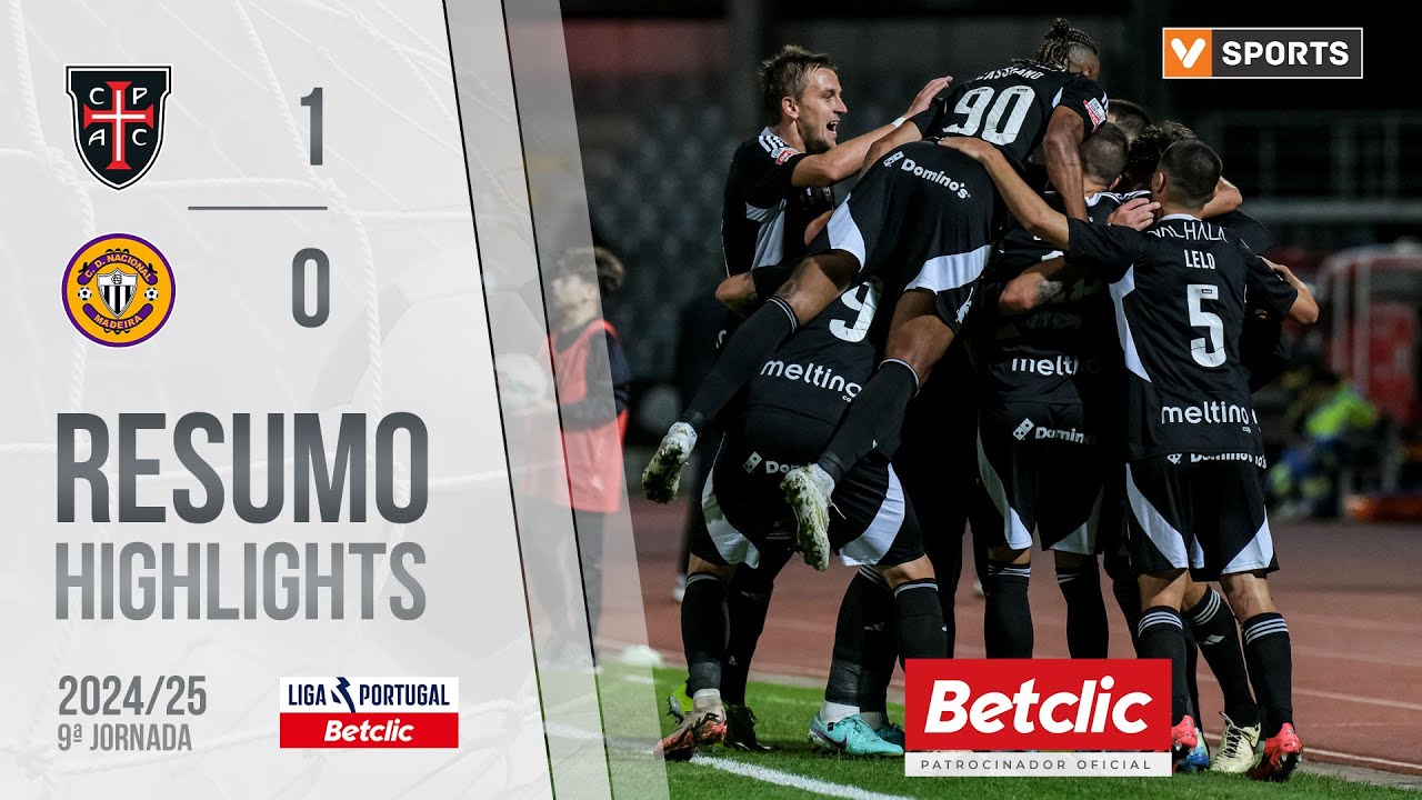 Resumo: Casa Pia 1-0 Nacional (Liga 24/25 #9)