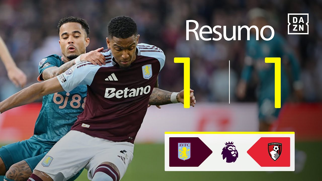 Resumo | Aston Villa 1-1 Bournemouth | Premier League 24/25