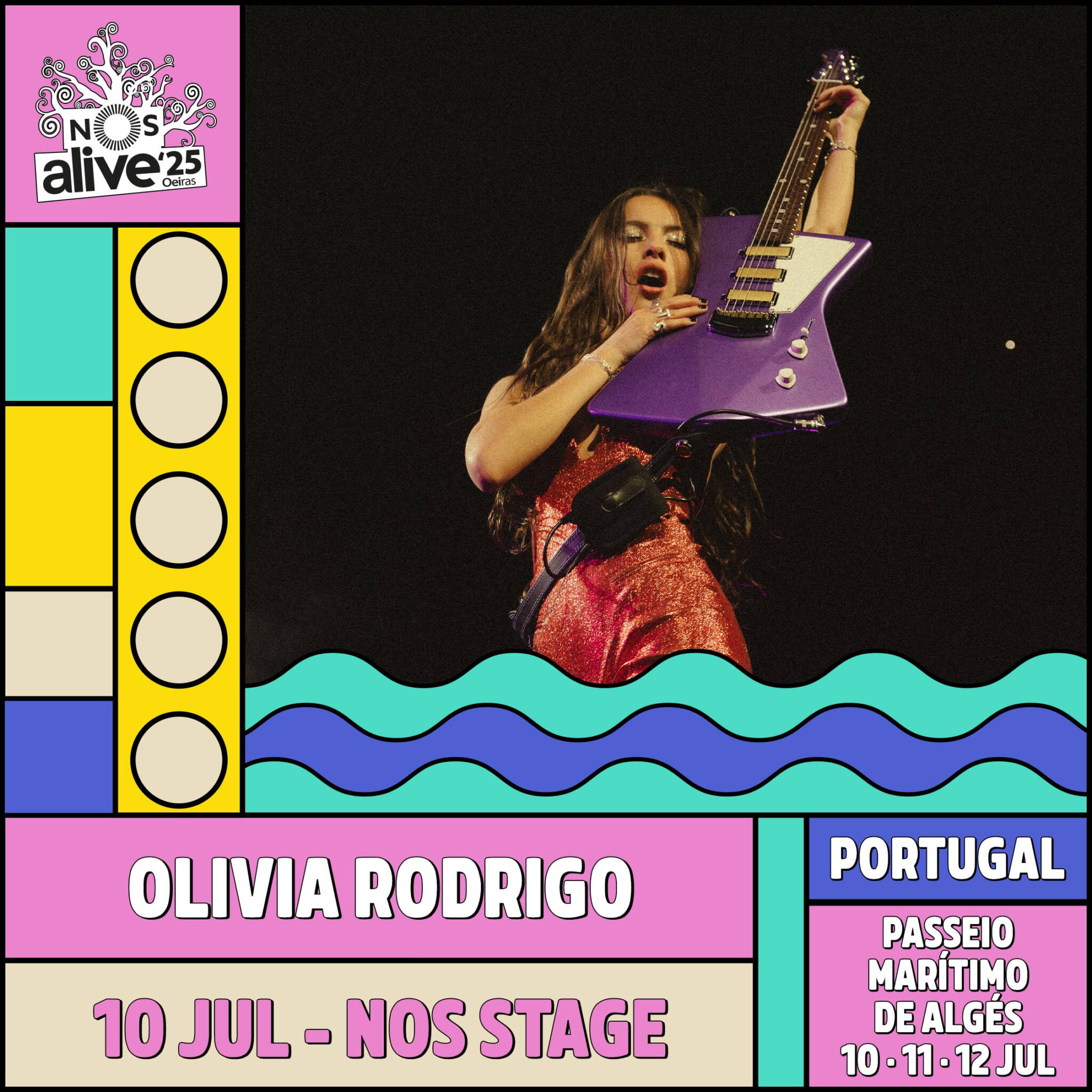 Olivia Rodrigo confirmada no NOS Alive’ 25