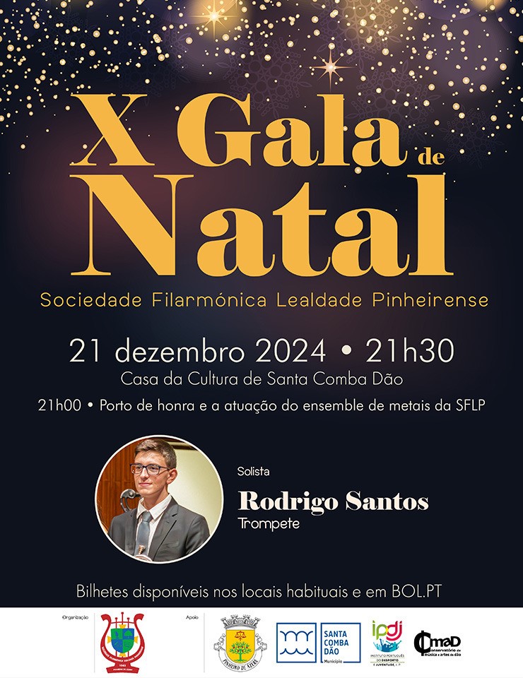 X GALA DE NATAL Sociedade Filarm&oacute;nica Lealdade Pinheirense