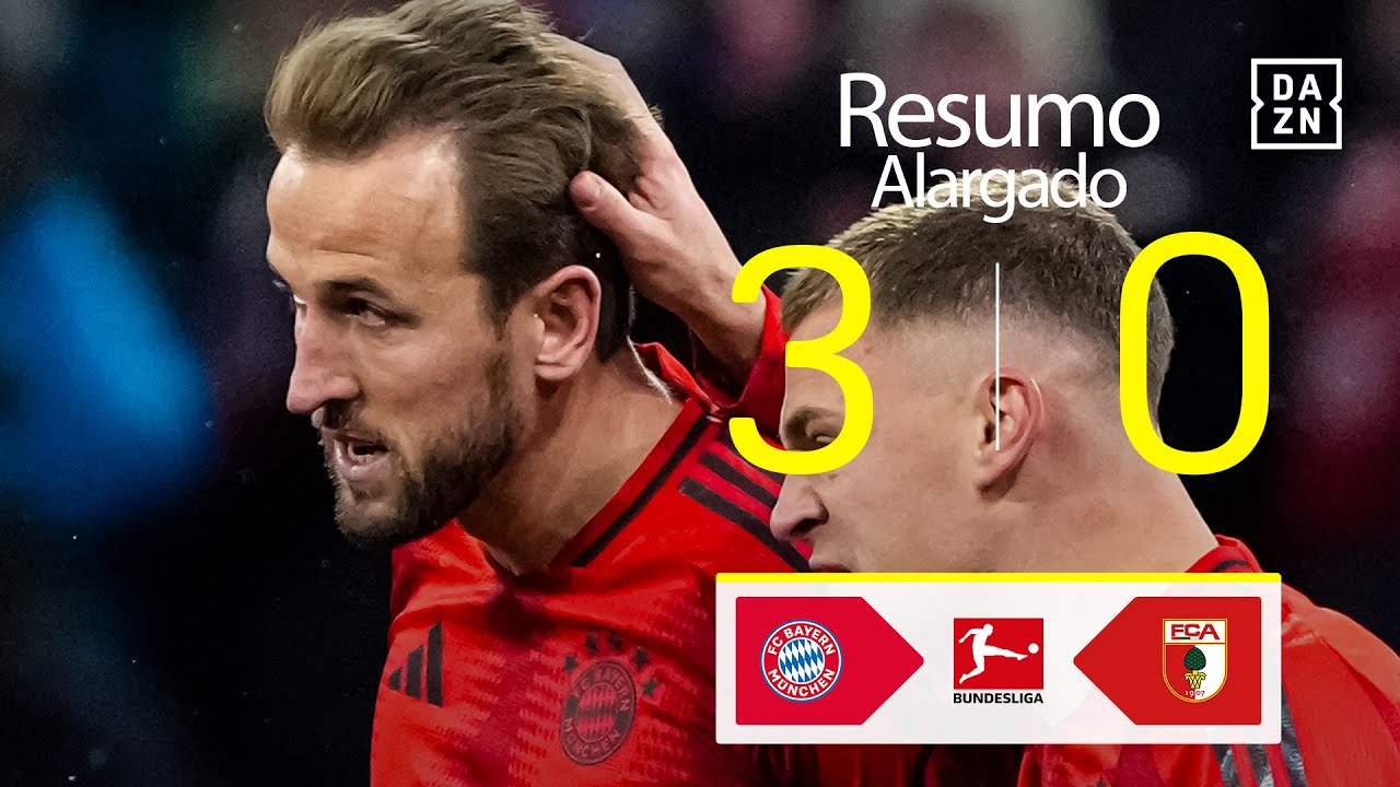Resumo Alargado | Bayern 3-0 Augsburg | Bundesliga 24/25
