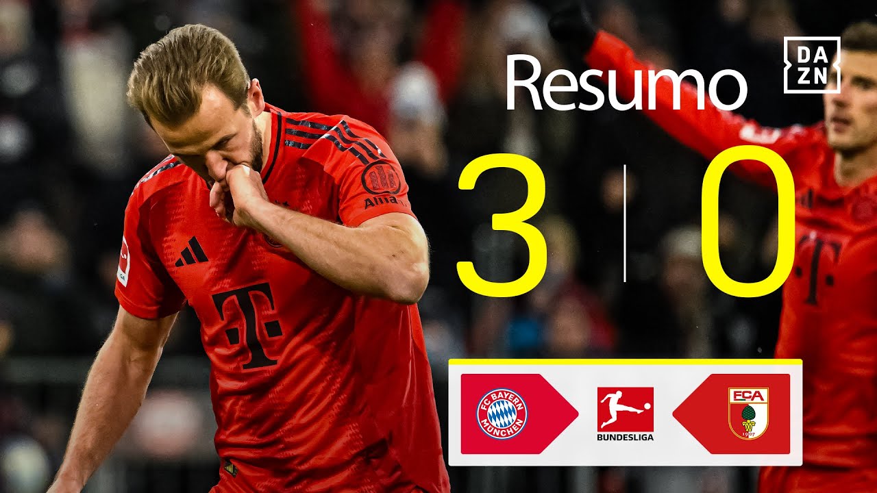 Resumo | Bayern 3-0 Augsburg | Bundesliga 24/25