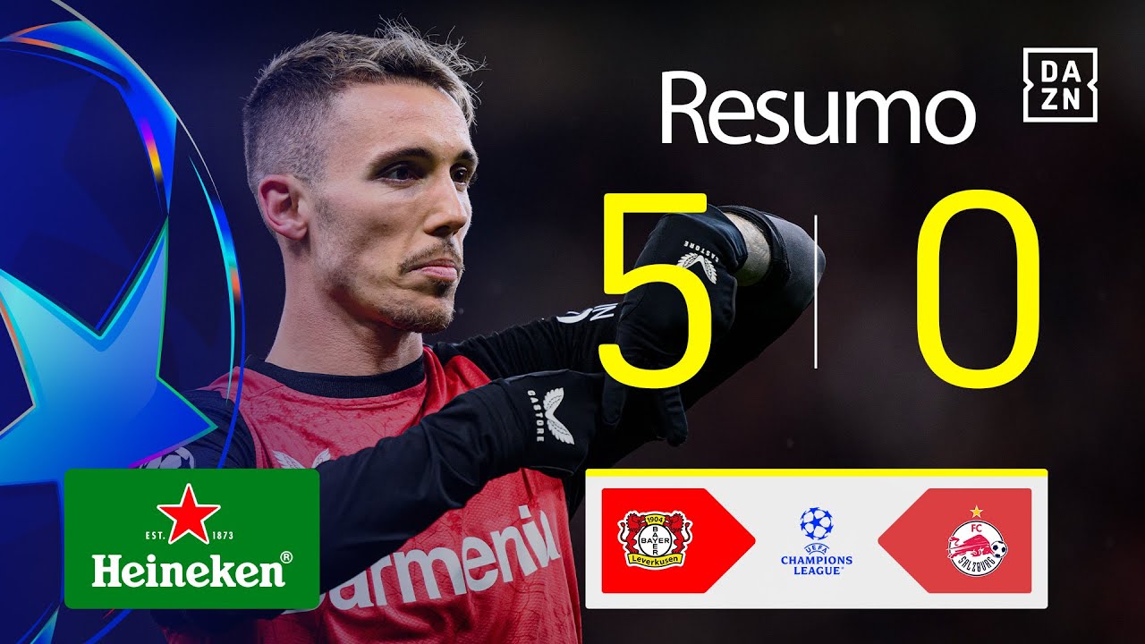 Resumo | Leverkusen 5-0 Salzburg | Champions League 24/25